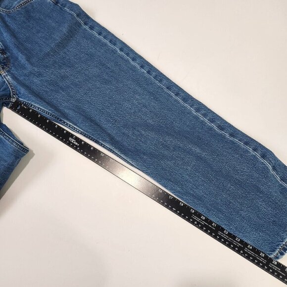 Everlane The Summer Slouch Jeans Womens 29 Blue Button Fly Cotton Blend Relaxed - Picture 7 of 12